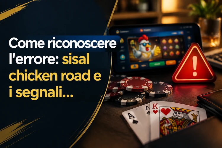 Come riconoscere l'errore: sisal chicken road e i segnali principali